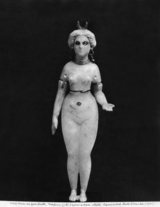 Statuette of a female nude, front view
